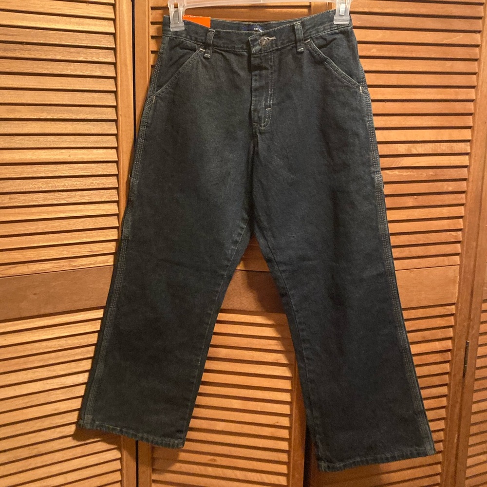 Basic Editions Black Indigo Carpenter Jeans